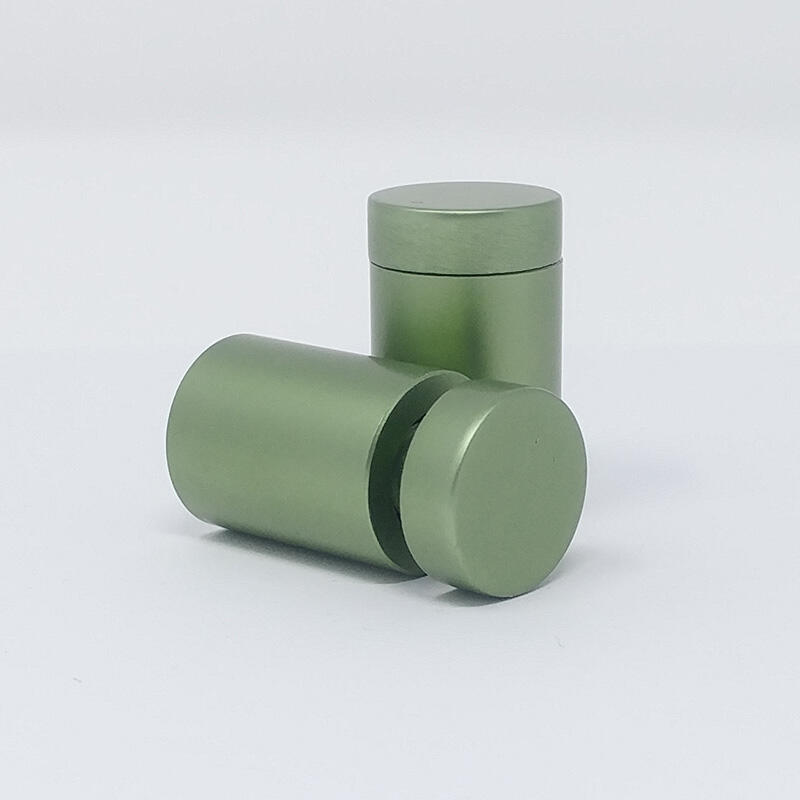  Entretoises Murales (Filetées) Vert – ∅ 18.5mm (3/4″) Projection 25mm (1″) 