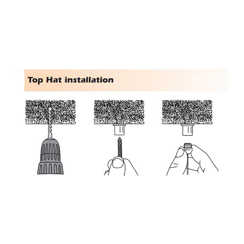 Suspension kit 16,5' (5m) Top Hat Suspended 6 Mustang Standoffs