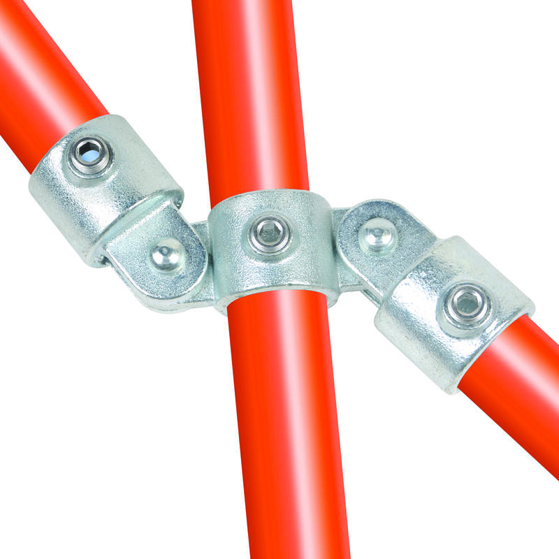 Raccord Tubulaire croix orientable / 180° vertical ∅33,4mm (1,315″)