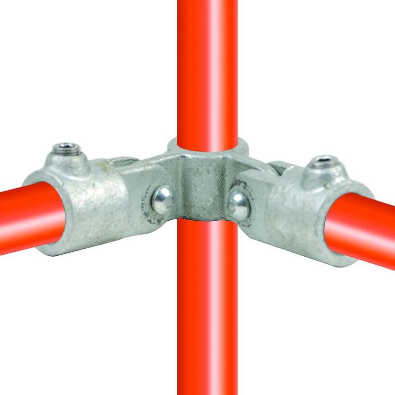 Raccord Tubulaire croix orientable / 90° Vertical ∅33,4mm (1,315″)