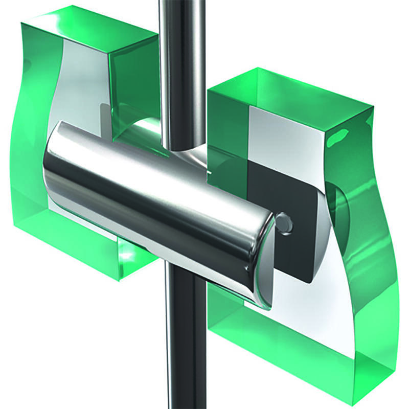 Support de panneau double vertical pour tige 6mm – Épaisseur jusqu’à 10mm (3/8″)