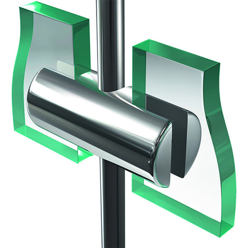 Support de panneau vertical double pour tige 6mm – Épaisseur jusqu’à 6mm (1/4″)
